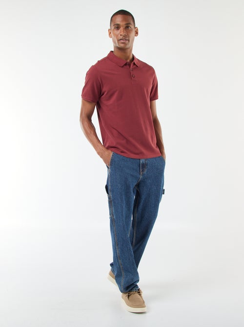 Polo en piqué de coton - Kiabi