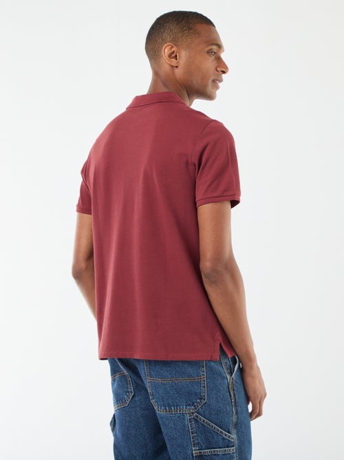 Polo en piqué de coton - Kiabi