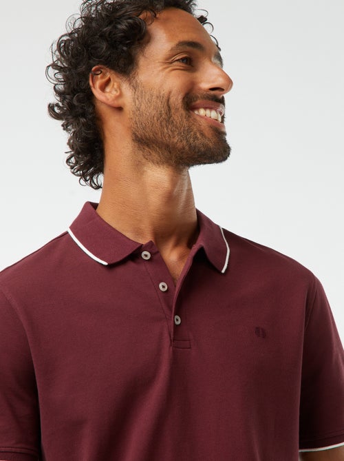 Polo en piqué  de coton - Kiabi