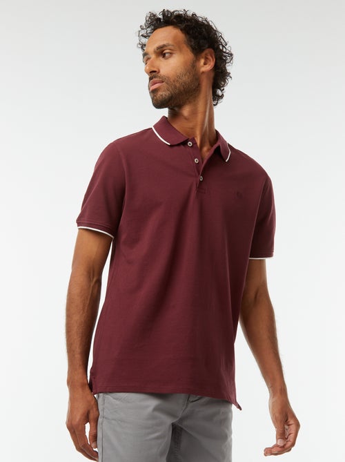Polo en piqué  de coton - Kiabi