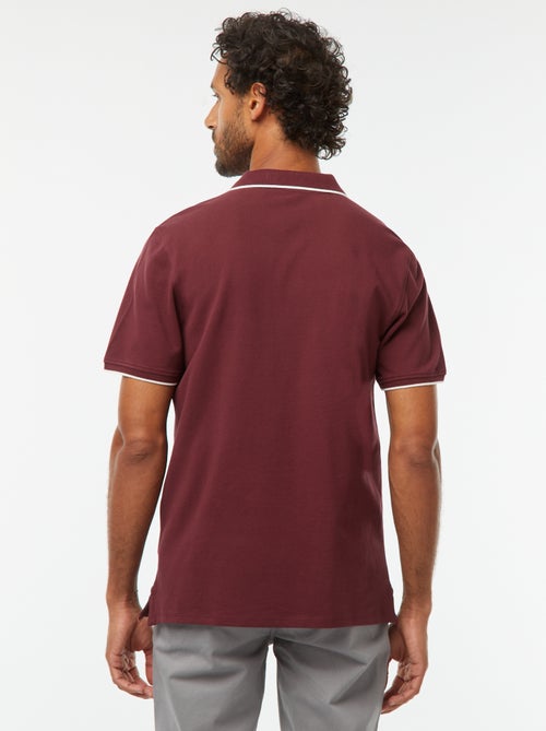 Polo en piqué  de coton - Kiabi
