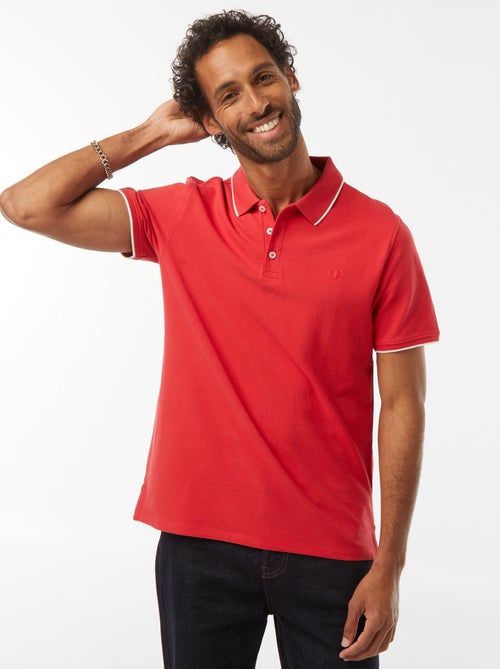 Polo en piqué  de coton - Kiabi