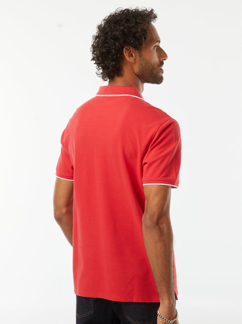 Polo en piqué  de coton - Kiabi