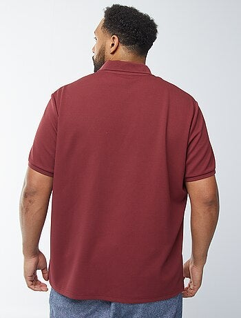 Polo en piqué de coton