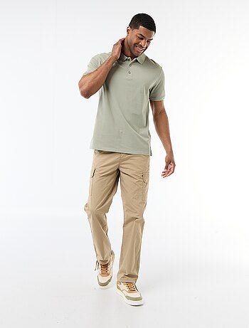 Polo en piqué de coton