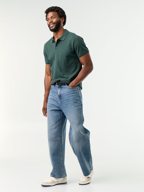 Polo en piqué de coton - Kiabi