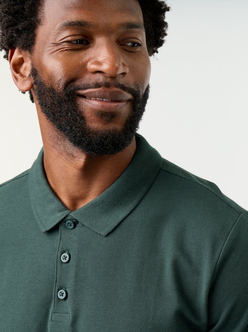 Polo en piqué de coton - Kiabi