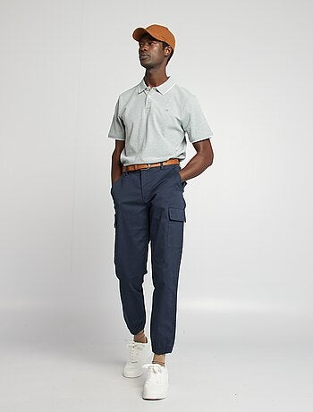 Polo en piqué de coton