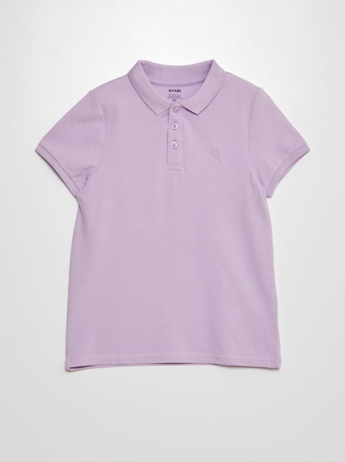 Polo en piqué de coton - Kiabi