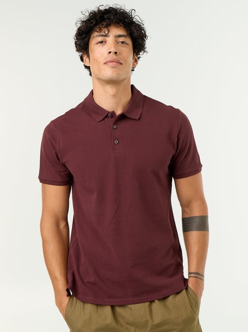 Polo en piqué de coton - Kiabi Polo en piqué de coton - Kiabi