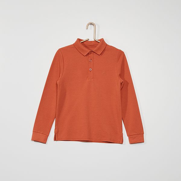 Polo En Pique Garcon Saumon Kiabi 5 00