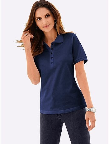 Polo en piqué avec col et manches courtes et fentes latérales - Taille standard - Witt