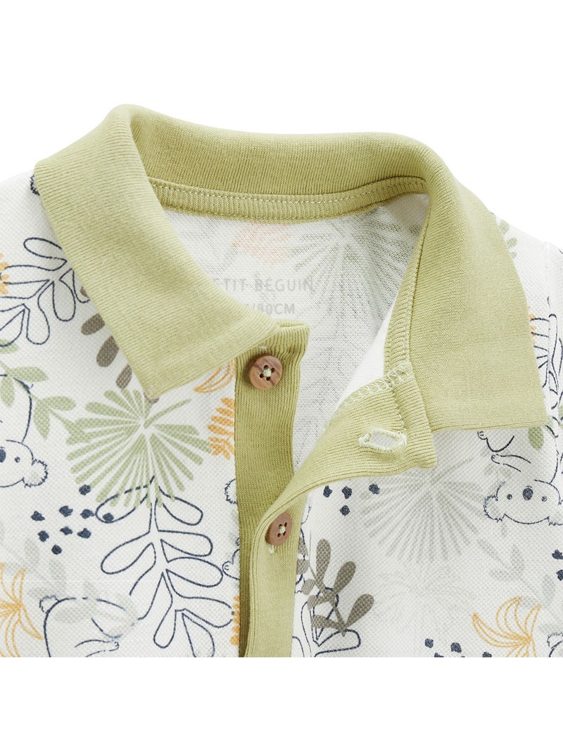 Polo enfant Brisbane Ecru - Kiabi