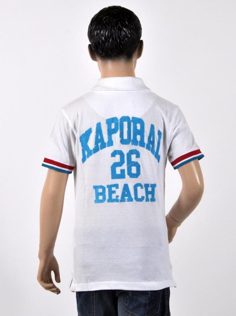 Polo Enfant Kaporal 5 Lotus Blanc - Kiabi