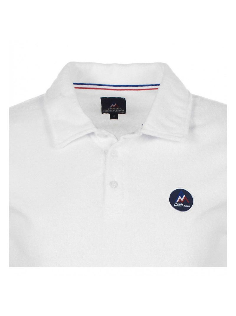 Polo éponge manches courtes   CONGEAK - PEAK MOUNTAIN Blanc - Kiabi