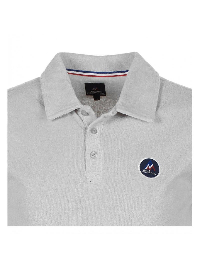 Polo éponge manches courtes   CONGEAK - PEAK MOUNTAIN Gris - Kiabi