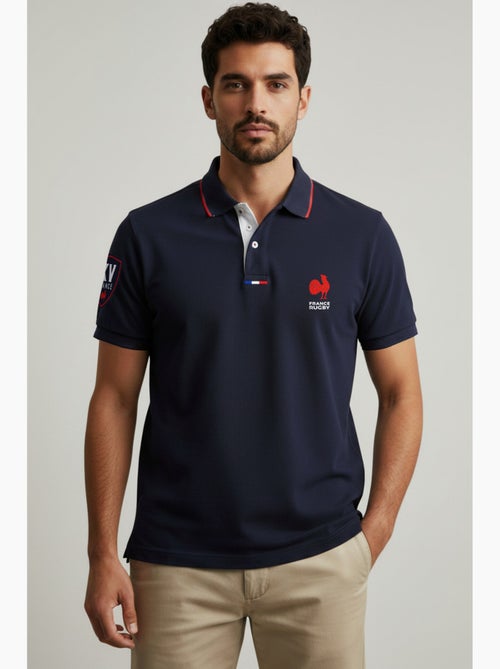 Polo   équipe de France de Rugby – Collection Yannick – Licence officielle FFR - Kiabi