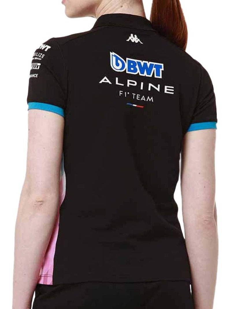 Polo Femme Kappa Noir - Kiabi