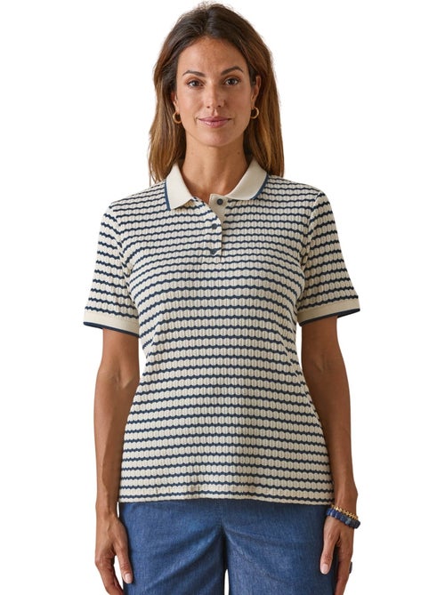 Polo femme maille fantaisie - DAXON - Kiabi Polo femme maille fantaisie - DAXON - Kiabi