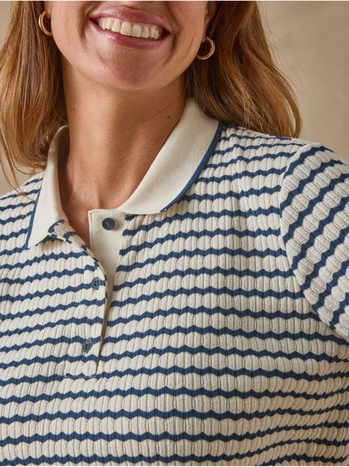 Polo femme maille fantaisie - DAXON - Kiabi Polo femme maille fantaisie - DAXON - Kiabi