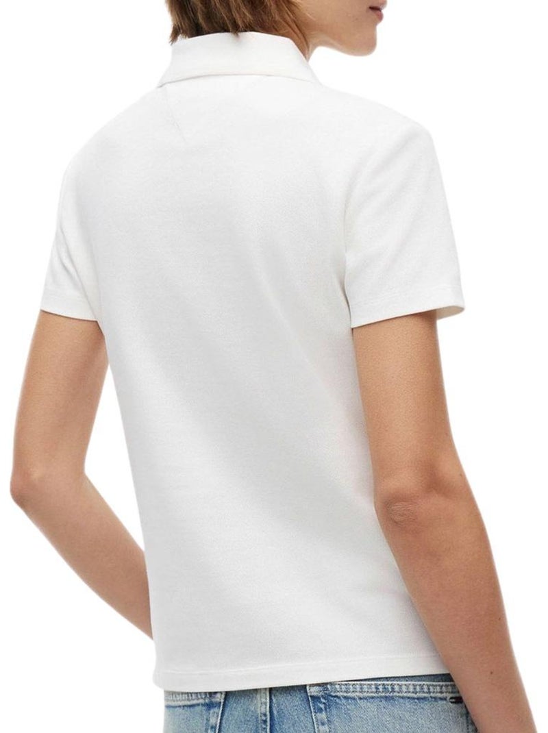 Polo Femme Tommy Hilfiger Blanc - Kiabi