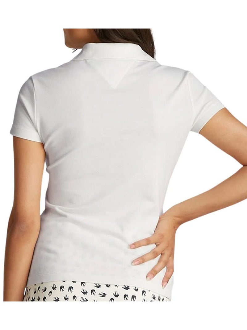 Polo Femme Tommy Hilfiger Blanc - Kiabi