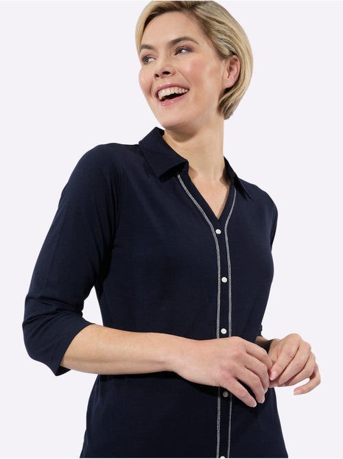 Polo Finitions Contrastées - Taille Standard - Witt - Kiabi Polo Finitions Contrastées - Taille Standard - Witt - Kiabi