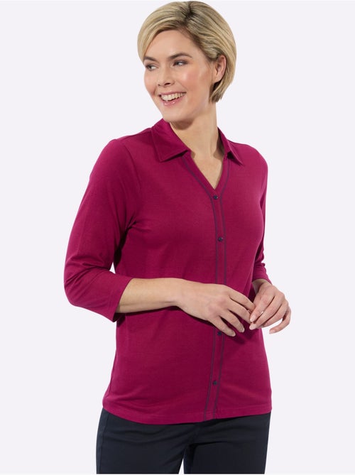 Polo Finitions Contrastées - Taille Standard - Witt - Kiabi Polo Finitions Contrastées - Taille Standard - Witt - Kiabi