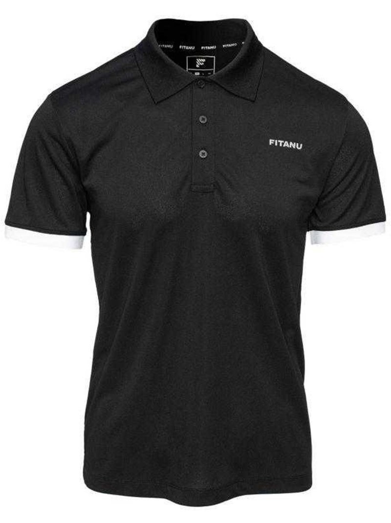 Polo flin - fitanu Noir - Kiabi