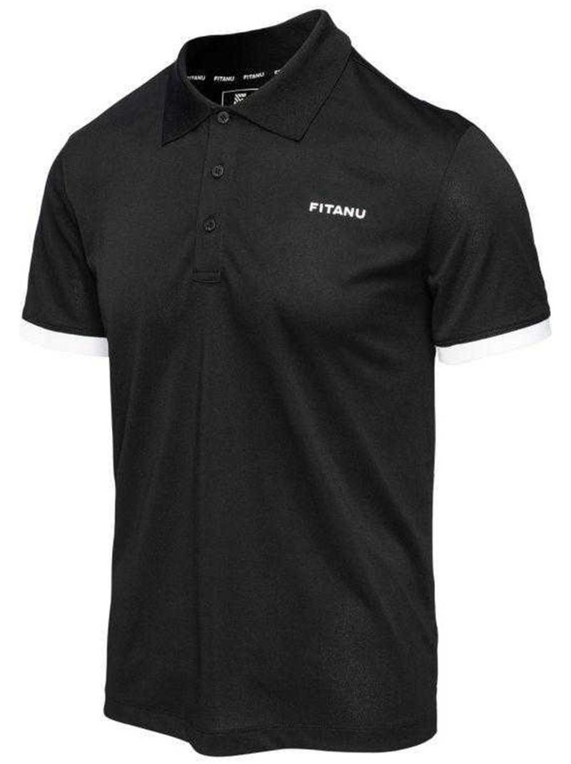 Polo flin - fitanu Noir - Kiabi