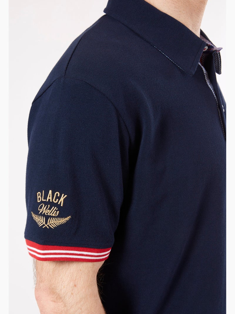 POLO FRENCH CASUAL Bleu marine - Kiabi
