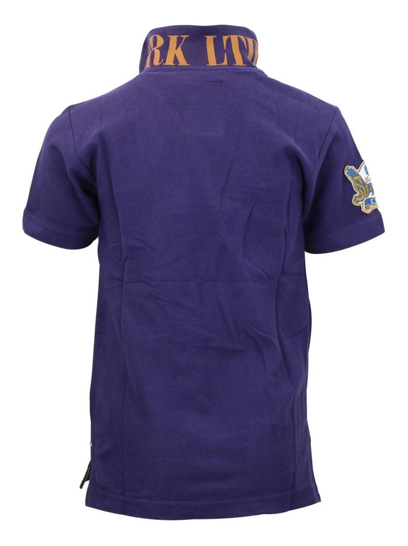 Polo garçon ECIMPLY - SRK Violet - Kiabi