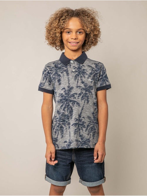 Polo garçon en 100% jersey coton 'Deeluxe' - Kiabi