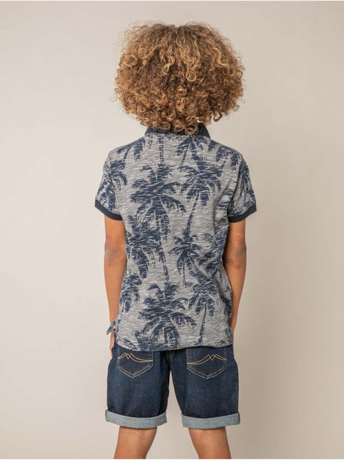 Polo garçon en 100% jersey coton 'Deeluxe' - Kiabi
