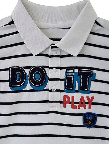 POLO GARCON JERSEY 2/8 ANS AUDRAN