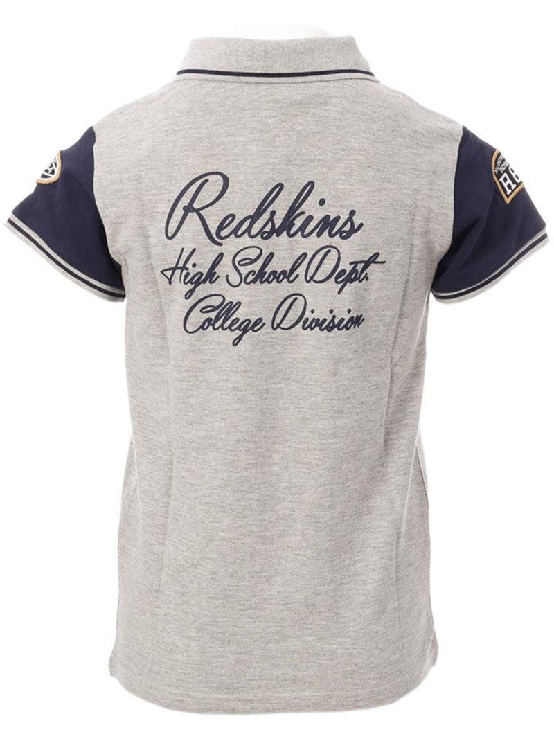 Polo Garçon Redskins Gris Argenté - Kiabi