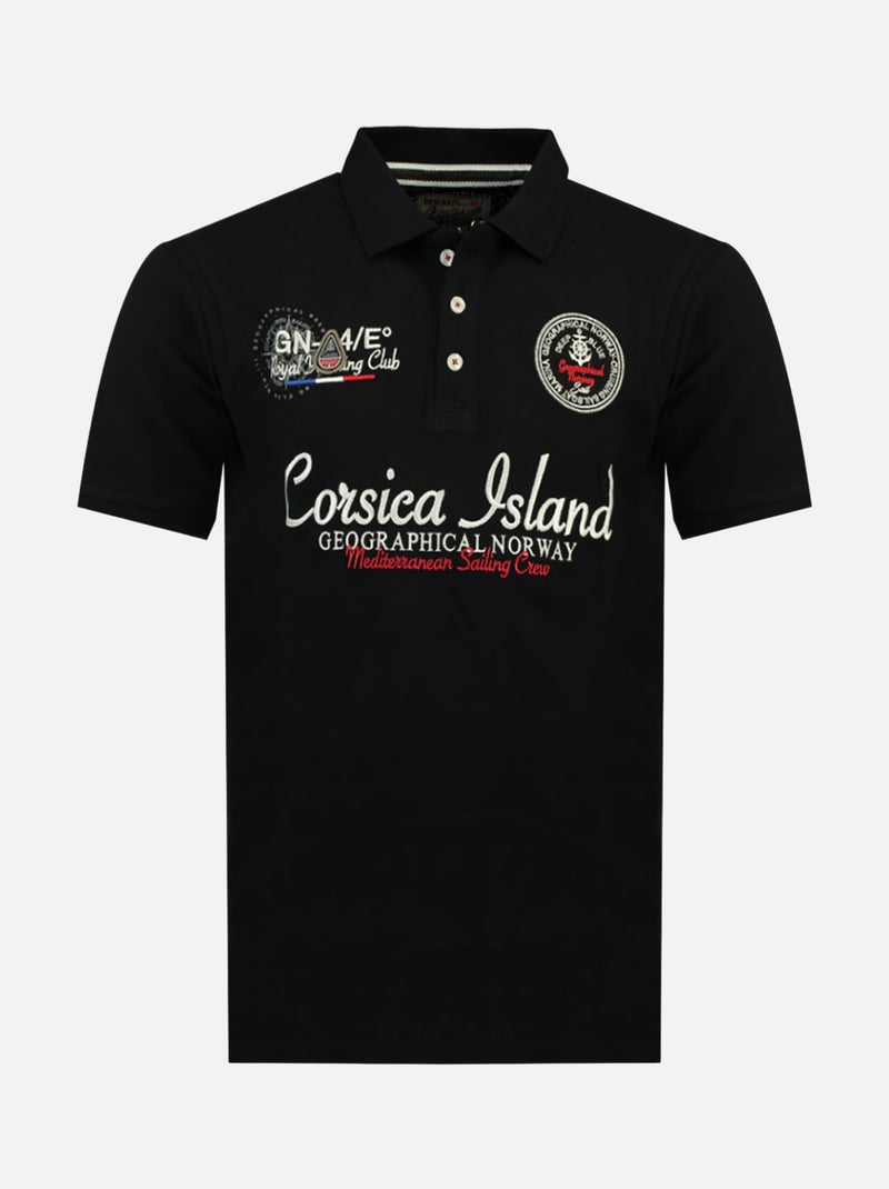 Polo 'GEOGRAPHICAL NORWAY' 'KULAMPO' Noir - Kiabi