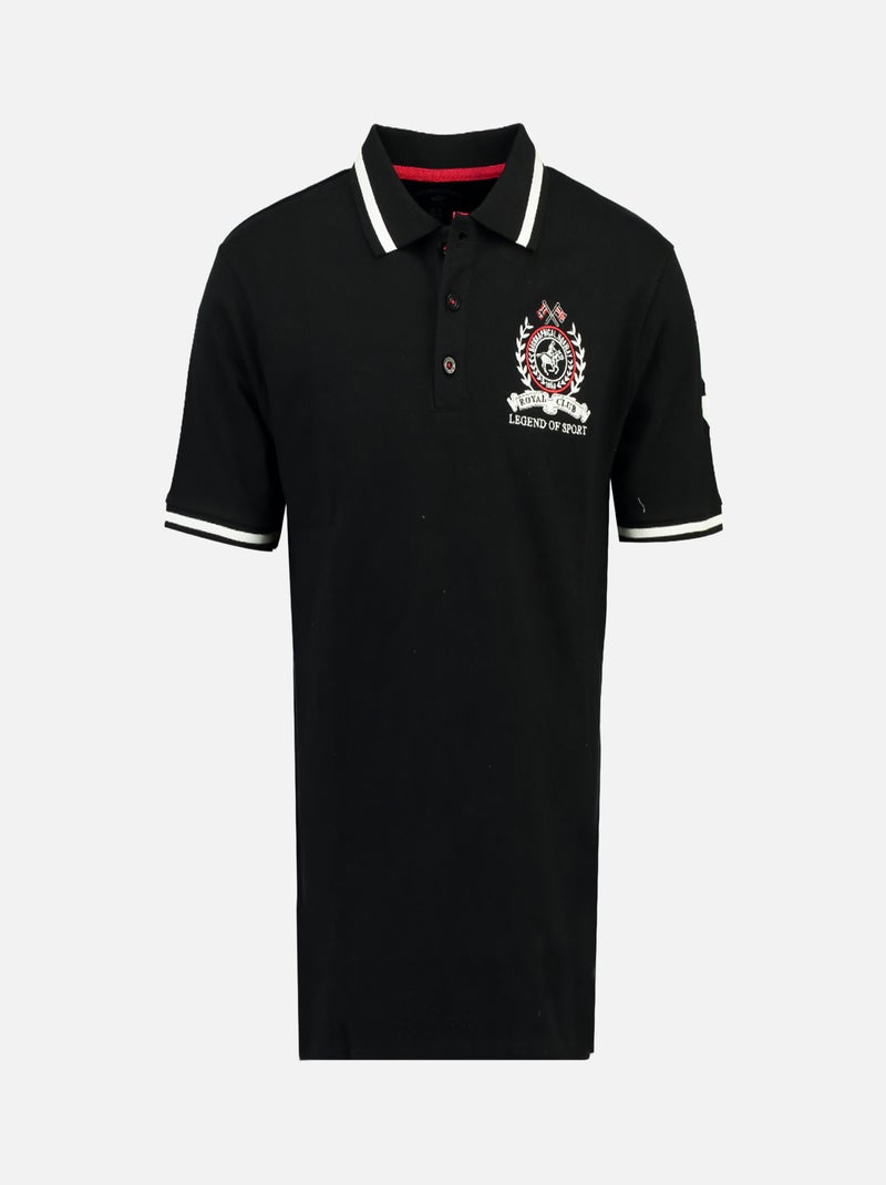 Polo 'GEOGRAPHICAL NORWAY' 'KWELL' Noir - Kiabi