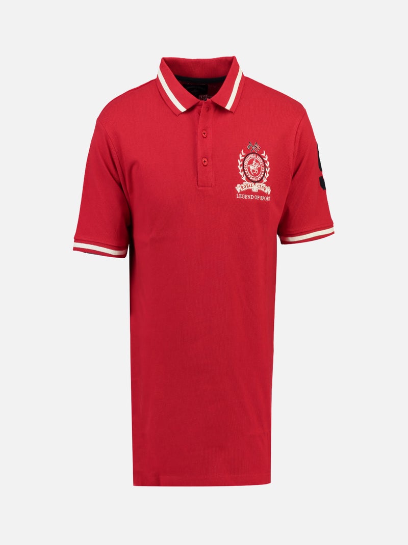 Polo 'GEOGRAPHICAL NORWAY' 'KWELL' Rouge - Kiabi