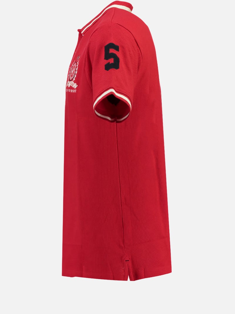 Polo 'GEOGRAPHICAL NORWAY' 'KWELL' Rouge - Kiabi