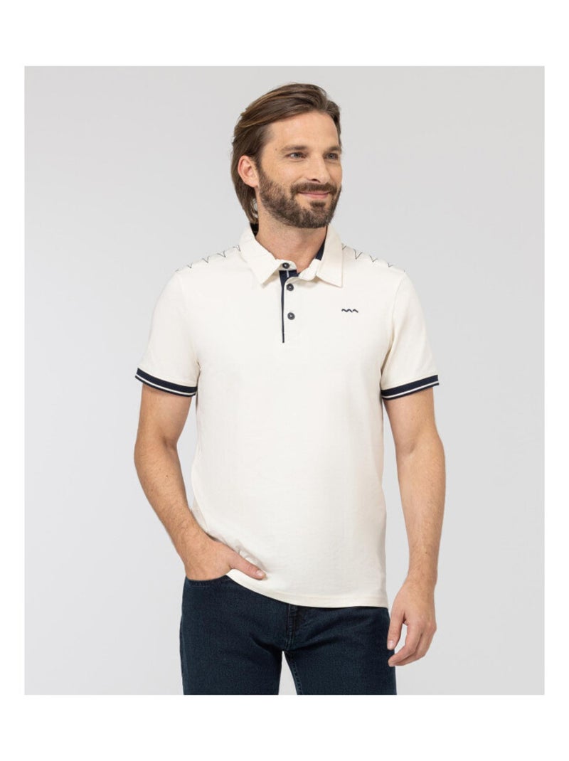 Polo grège Homme Beige - Kiabi