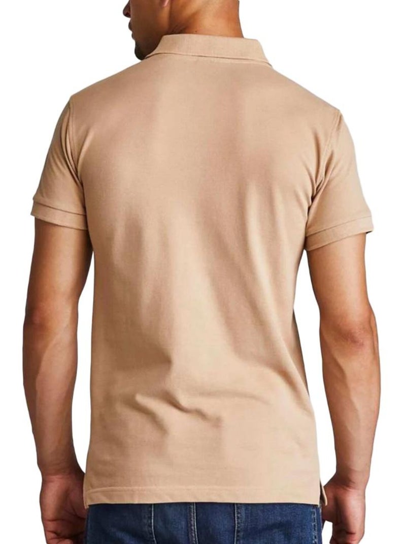 Polo Homme Airness Beige - Kiabi