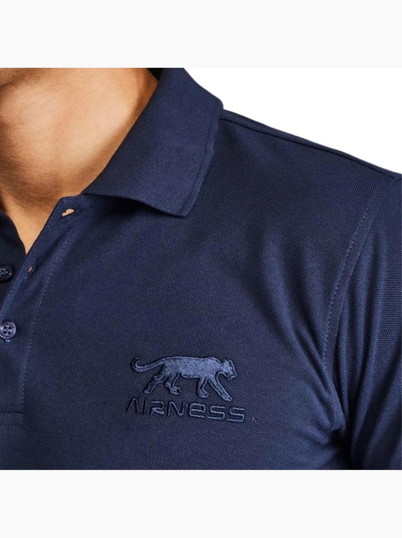 Polo Homme Airness Bleu marine - Kiabi