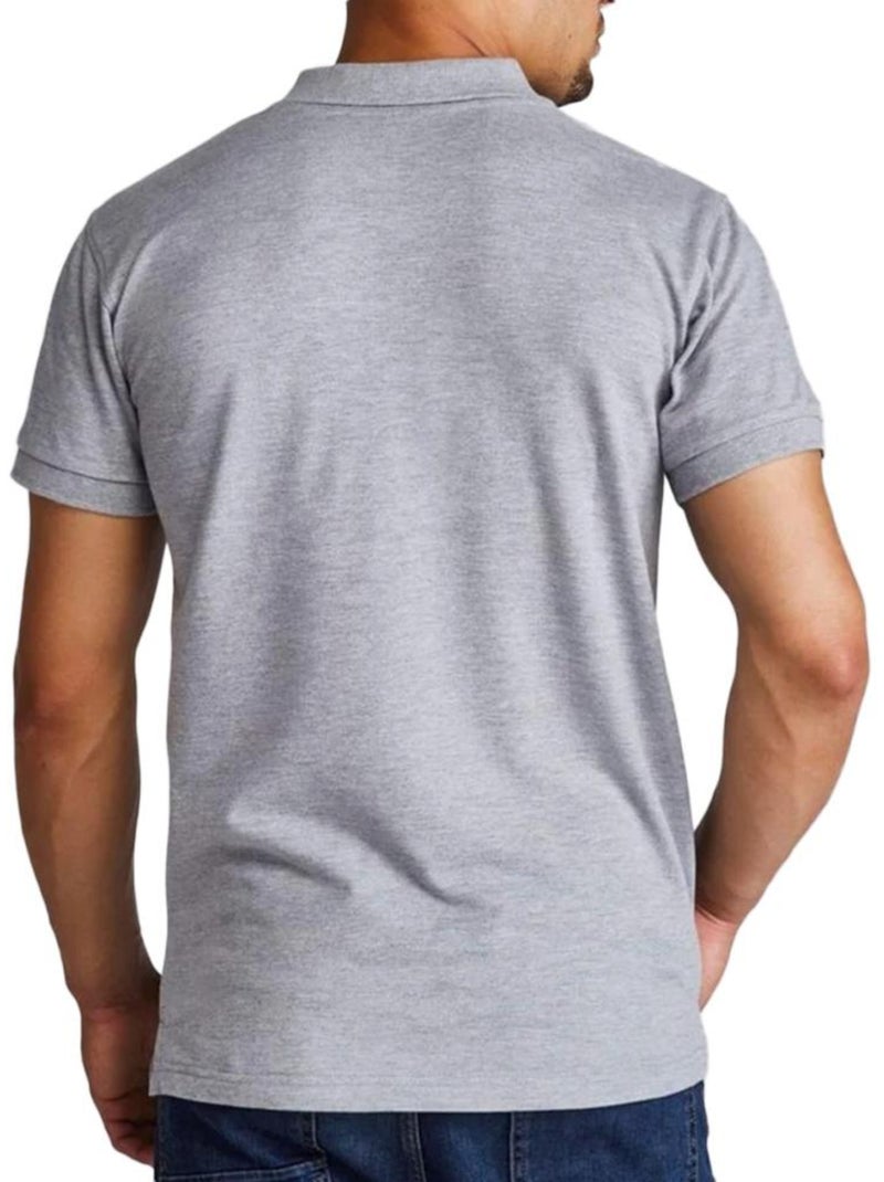 Polo Homme Airness Gris Argenté - Kiabi