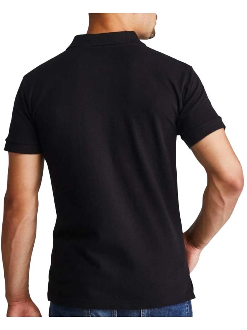 Polo Homme Airness Noir - Kiabi