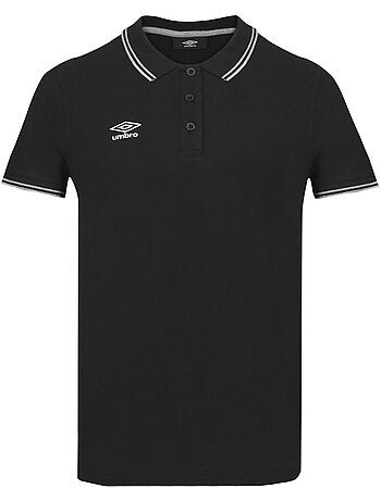 Polo homme bicolore en coton pique avec logo brodé 802210 umbro