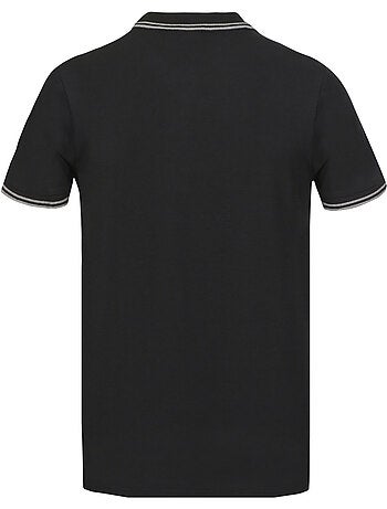 Polo homme bicolore en coton pique avec logo brodé 802210 umbro