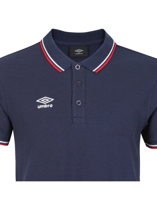 Polo homme bicolore en coton pique avec logo brodé 806450 umbro - Kiabi Polo homme bicolore en coton pique avec logo brodé 806450 umbro - Kiabi