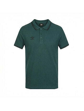 Polo homme bicolore en coton pique avec logo brodé 806450 umbro