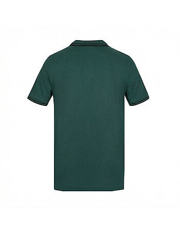 Polo homme bicolore en coton pique avec logo brodé 806450 umbro